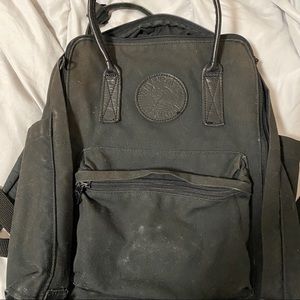 Fjallraven all black backpack